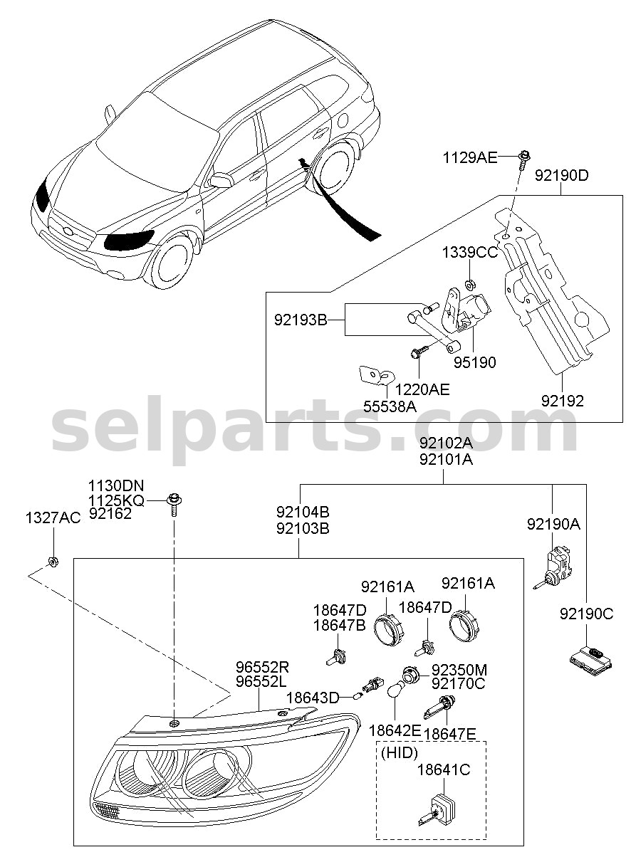 Genuine BRACKET-LINK MTG for Kia Sportage #92193D3010