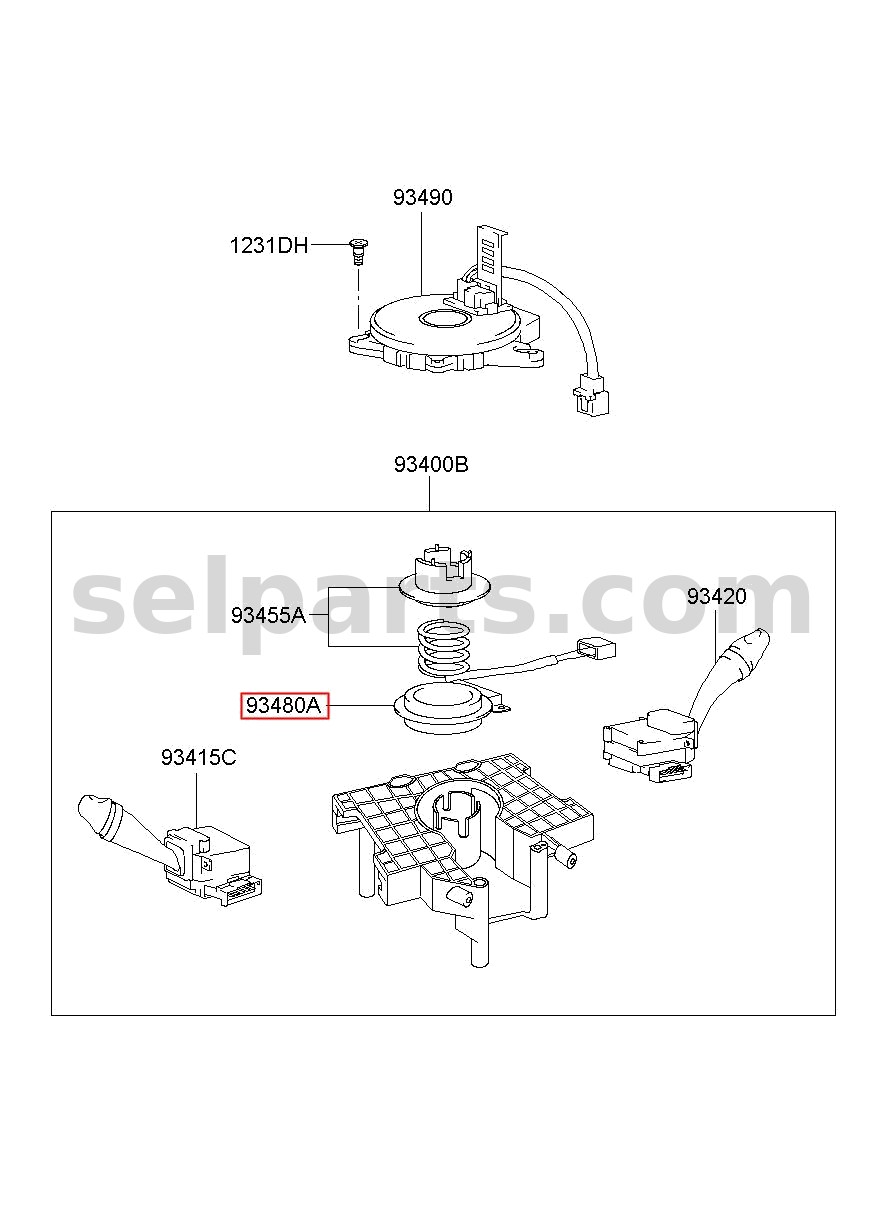 Genuine SENSOR - ANGULAR VELOCITY for Kia MOHAVE 16 (2016-2019) #934801Y000