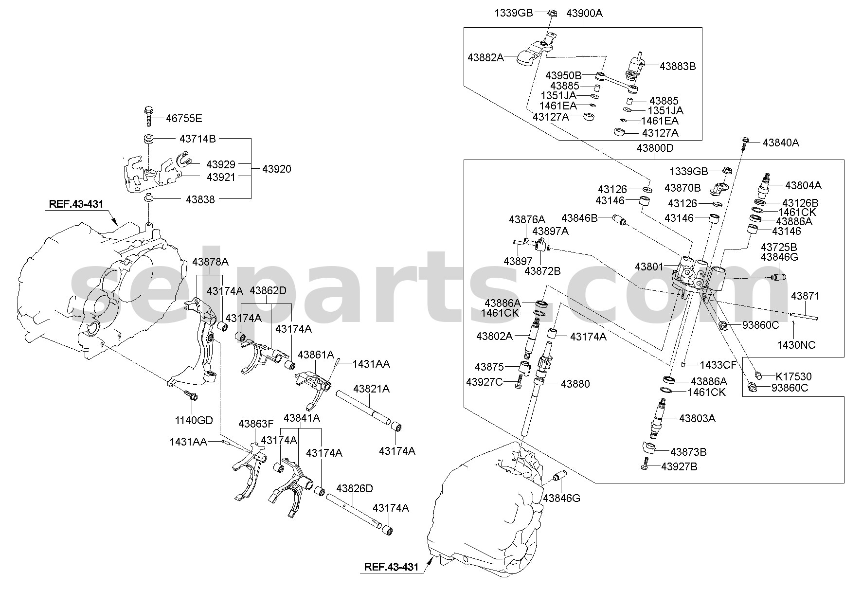 Genuine SWITCH ASSY-BACK UP LAMP for Kia Sportage #9386049650