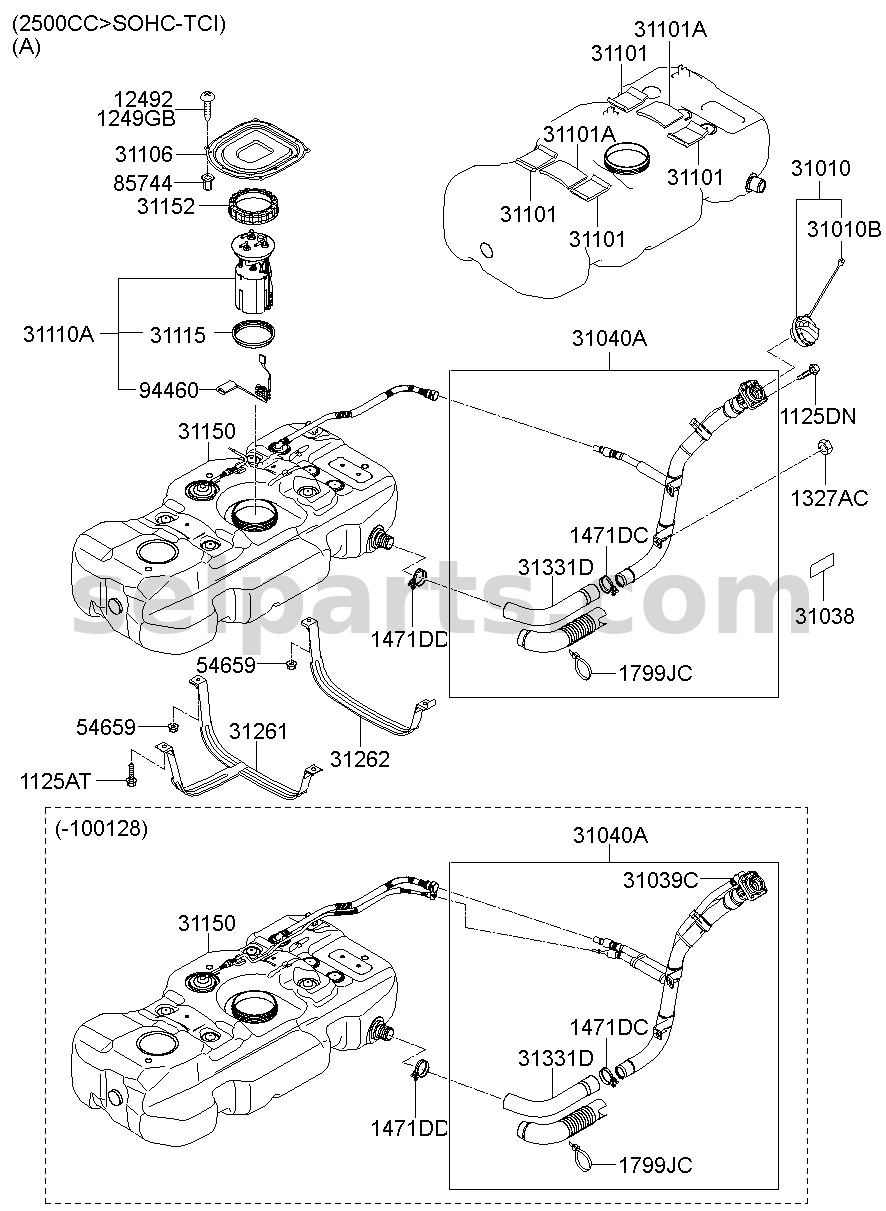 Genuine SENDER ASSY-FUEL PUMP for Hyundai Grand Starex #944604H000