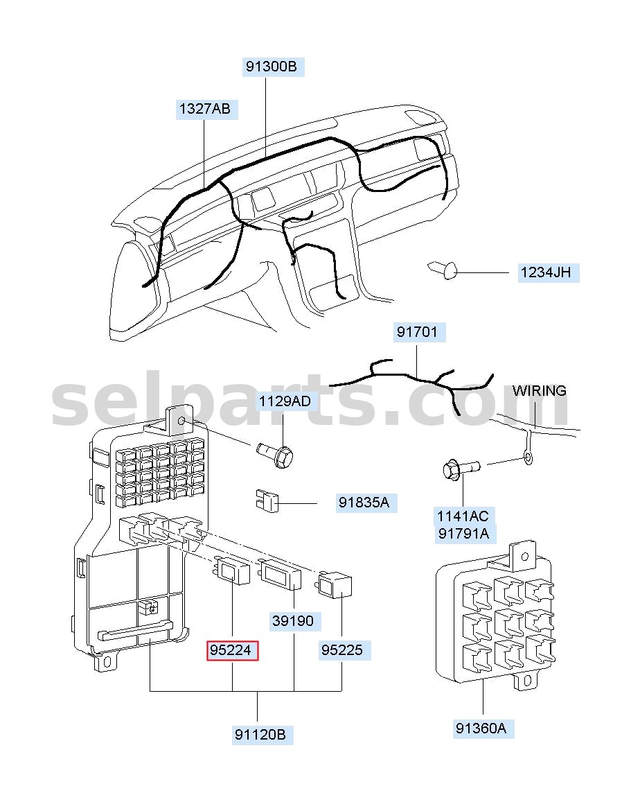 Genuine RELAY ASSY-POWER for Kia Sportage #952242D000