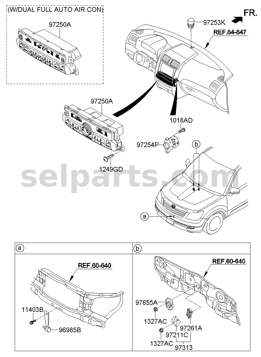 Genuine SENSOR ASSY - AMBIENT for Kia MOHAVE 16 (2016-2019) #969852J100