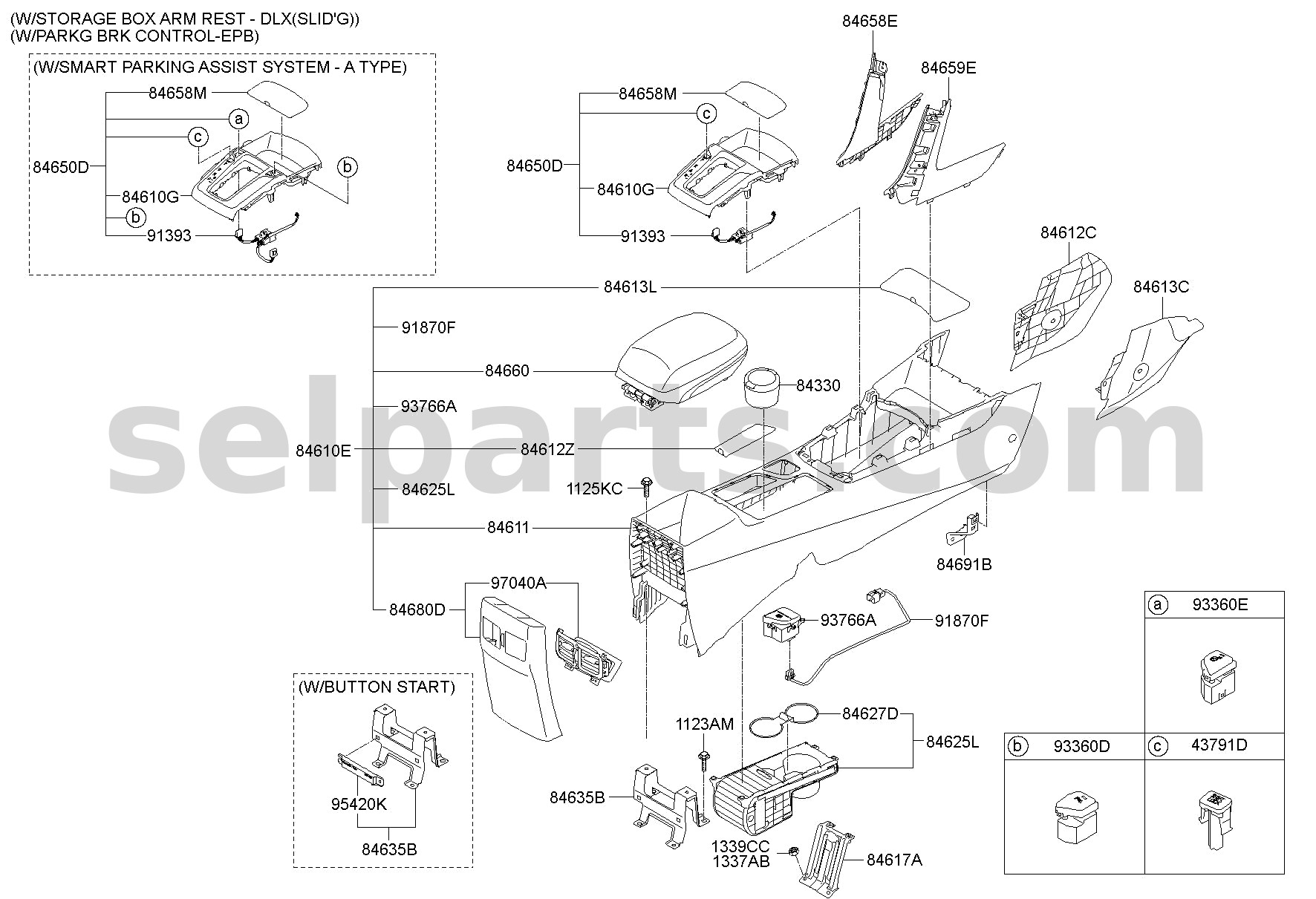 Genuine AIR VENTILATOR ASSY-CONSOLE for Hyundai Sonata #97040C1000TRY