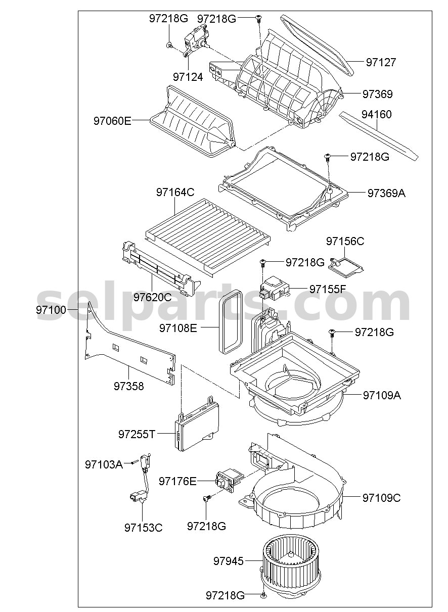 Genuine CLUSTER ION GENERATOR for Hyundai Sonata #971553K000