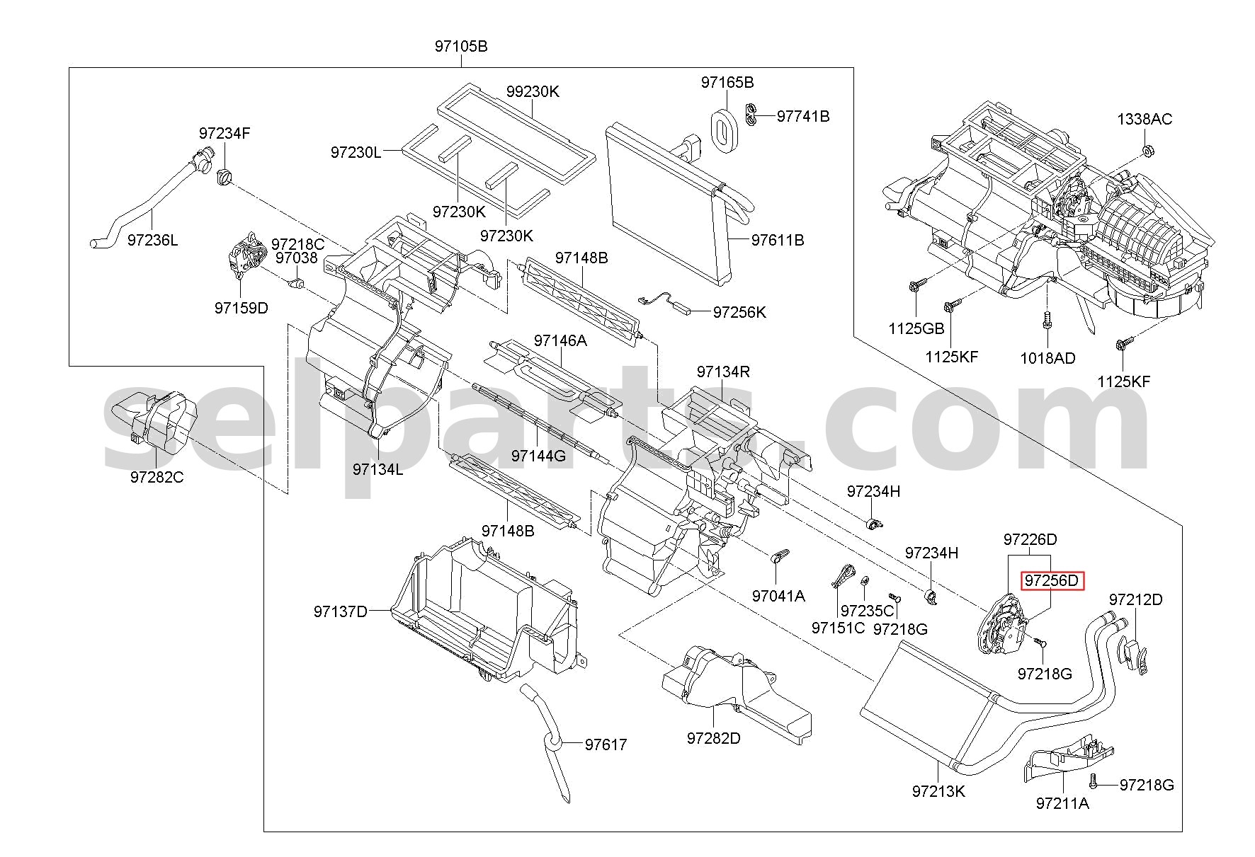 Genuine ACTUATOR-MODE for Kia Sportage #971571JAA0