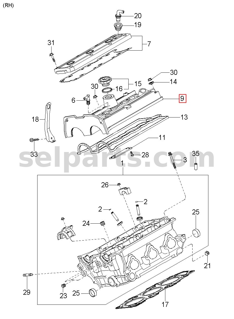 Genuine ACTUATOR - MODE for Kia MOHAVE 16 (2016-2019) #972223E060