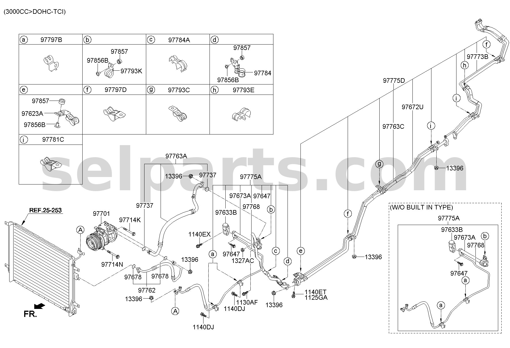 Genuine EXPANSION VALVE ASSY for Kia MOHAVE 16 (2016-2019) #976262J100