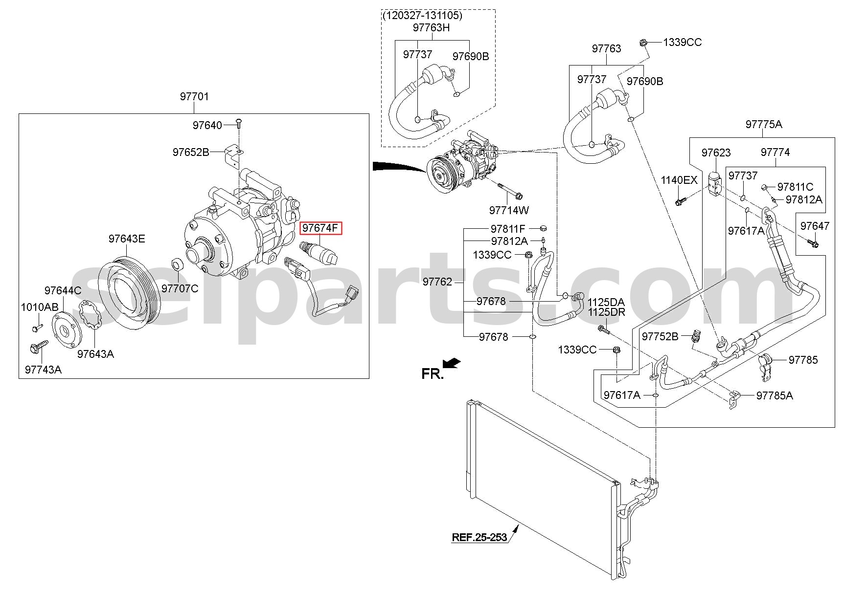 Genuine VALVE-CONTROL for Hyundai Palisade #976742P100